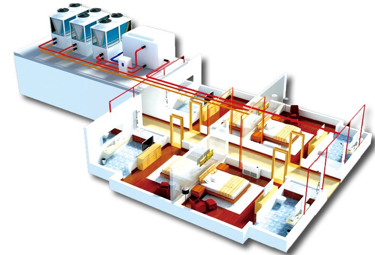 超低溫空氣源熱泵熱水器布局 超低溫空氣源熱泵熱水器布局